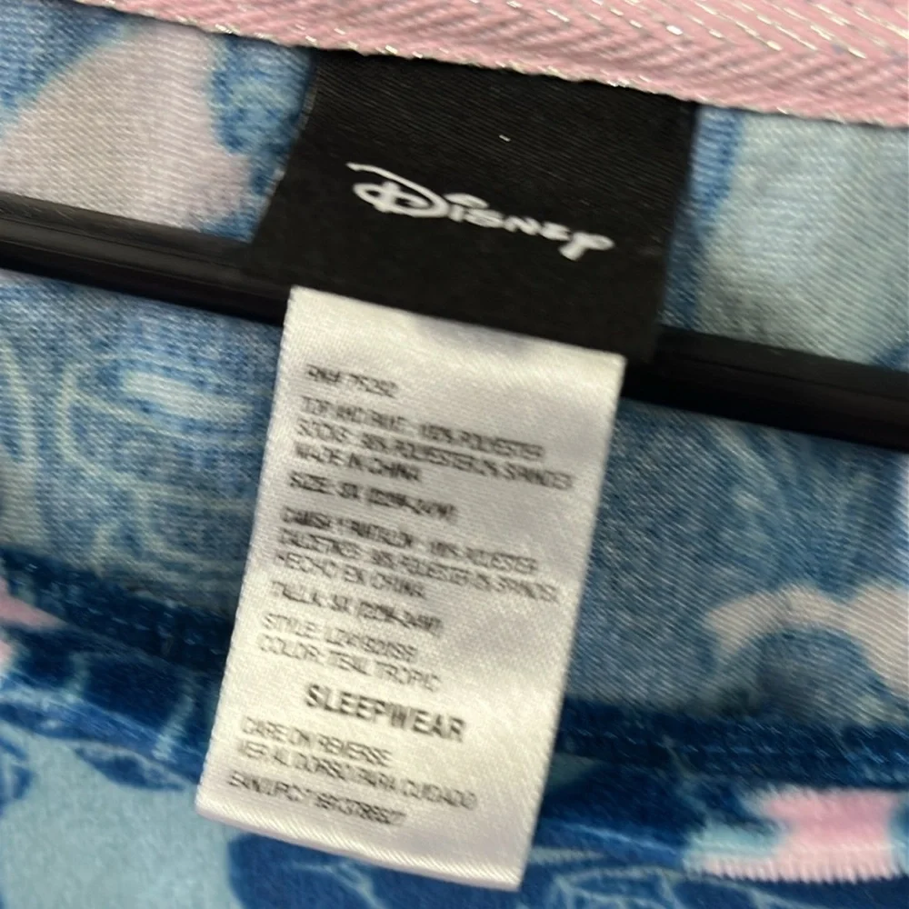 Disney Stitch Womens Pajama Loungewear Long Sleeve Weekend Vibes Velour Top 3X - Picture 7 of 8